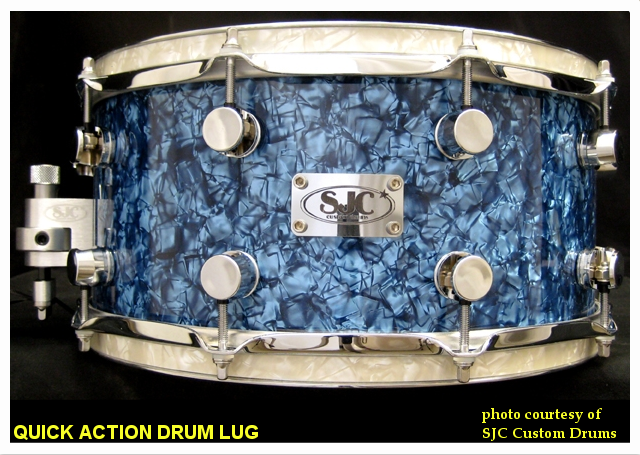 SJC Custom Snare Drum with R1 lugs